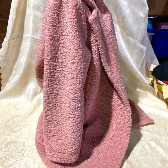 BOOHOO Cosy Pink Winter Teddy Fur Winter Jacket Coat - Picture 5 of 6